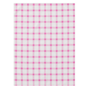 Nappe Milieu de plaid de contrôle de guingan de roses