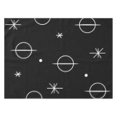 Nappe Milieu du siècle moderne Cercles Abstraits Étoiles (Devant (Horizontal))