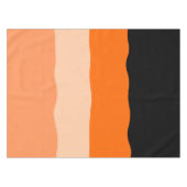 Nappe Mini-bandes orange et noir ondulé (Devant (Horizontal))