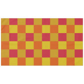 Nappe Mini Carrés rouge, jaune, or et orange (Devant (Horizontal))