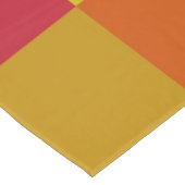 Nappe Mini Carrés rouge, jaune, or et orange (Angle)
