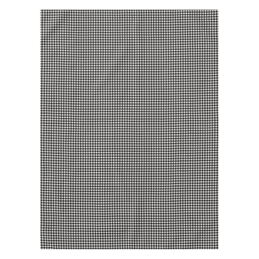 Nappe Mini motif de pied-de-poule noir et blanc (Devant)