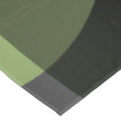 Nappe Mini sphères de la forêt verte blanche (Angle)