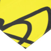 Nappe Minimalisme d'art Abstrait Jaune noir (Angle)