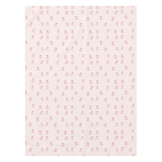Nappe Minimalisme de contour de cerise (Devant)