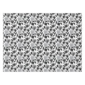 Nappe Minimalist Black Roses With Light Gray Stems  (Devant (Horizontal))