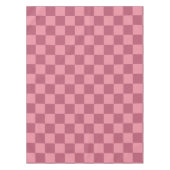 Nappe Minimalist Pink Checkerboard Pattern (Devant)
