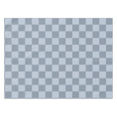 Nappe Minimalist Powder Blue Checkerboard Pattern (Devant (Horizontal))