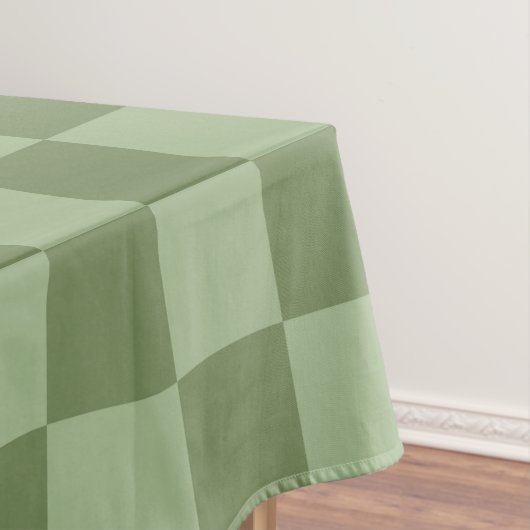 Nappe Minimalist Sage Green Checkerboard Pattern (In Situ)