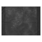 Nappe Minuit Onyx Romance | Black Satiny Grunge Damask (Devant (Horizontal))