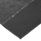 Nappe Minuit Onyx Romance | Black Satiny Grunge Damask (Angle)