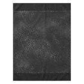 Nappe Minuit Onyx Romance | Black Satiny Grunge Damask (Devant)