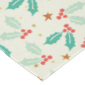 Nappe Mistletoe Rouge Et Vert Noël (Angle)