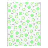 Nappe Mnit Vert Crème Gris Clair Points (Devant)