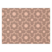 Nappe Mocha Mousse Mocha moderne Dusty rose forme géomét (Devant (Horizontal))