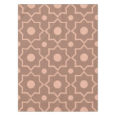 Nappe Mocha Mousse Mocha moderne Dusty rose forme géomét (Devant)