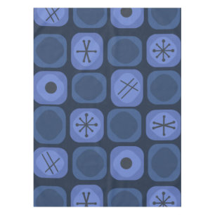 Nappe Mod Art Soft Cubes 1950 Marine Blue