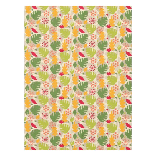 Nappe Mod Monstera Feuille Abstraite Hawaii Tropical - C (Devant)