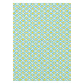 Nappe Mode jaune bleue d'ikat tribal moderne (Devant)