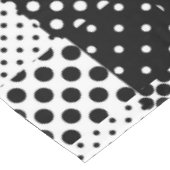 Nappe Mode Noir Blanc à pois Style Design  (Angle)
