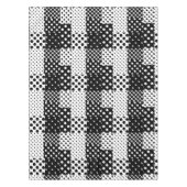 Nappe Mode Noir Blanc à pois Style Design  (Devant)