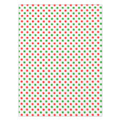 Nappe Modèle à pois blancs rouges et verts (Devant)
