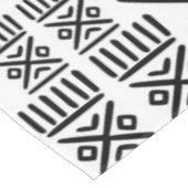 Nappe Modèle africain ethnique #5 noir et blanc (Angle)