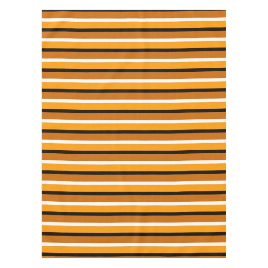 Nappe Modèle de bande orange brun (Devant)