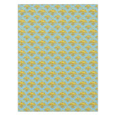 Nappe Modèle de Damas bleu or (Devant)
