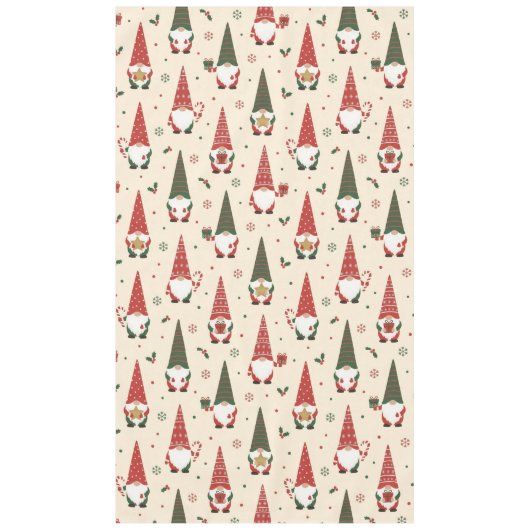Nappe Modèle de fête de gnome de Noël (Devant)