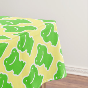 Nappe Modèle De Grenouille Jaune Et Verte