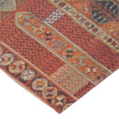 Nappe Modèle de tapis oriental en orange (Angle)