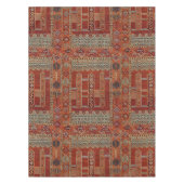 Nappe Modèle de tapis oriental en orange (Devant)