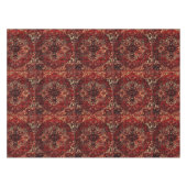 Nappe Modèle de tapis oriental en rouge foncé (Devant (Horizontal))