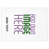 NAPPE MODÈLE DE TEXTE D'IMAGE BLANCHE SIMPLE MODERNE (Devant (Horizontal))