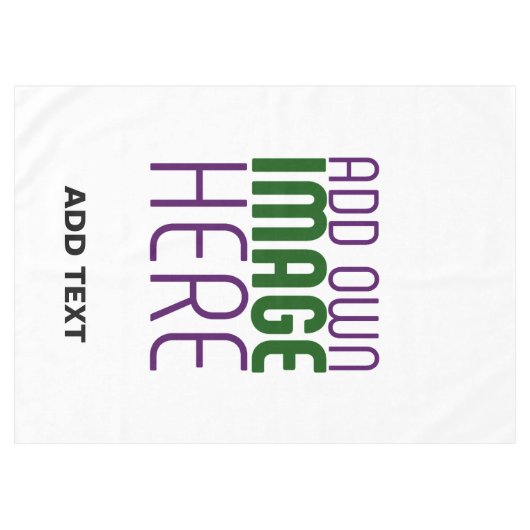 NAPPE MODÈLE DE TEXTE D'IMAGE BLANCHE SIMPLE MODERNE (Devant (Horizontal))