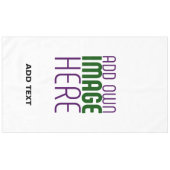 NAPPE MODÈLE DE TEXTE D'IMAGE BLANCHE SIMPLE MODERNE (Devant (Horizontal))