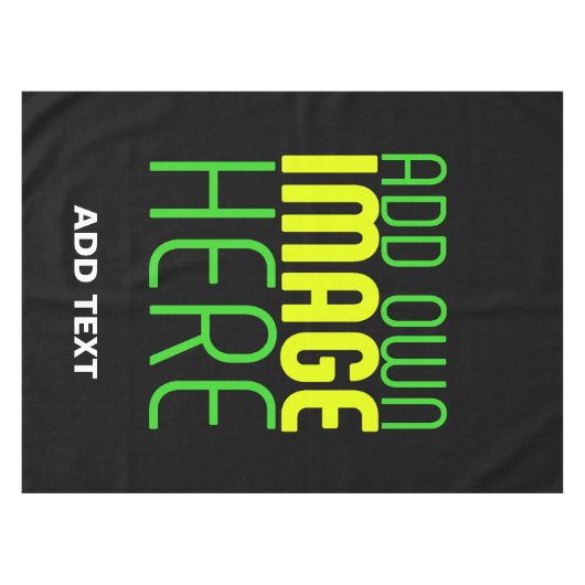 NAPPE MODÈLE DE TEXTE D'IMAGE NOIRE SIMPLE ET MODERNE (Devant (Horizontal))