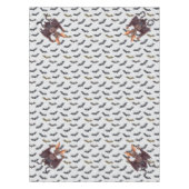 Nappe Modèle D'Halloween De L'Horloge Des Chauves-Bats V (Devant)