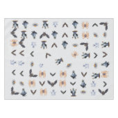 Nappe Modèle D'Halloween Des Créatures (Devant (Horizontal))