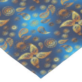 Nappe Modèle d'or ethnique de Paisley (Angle)
