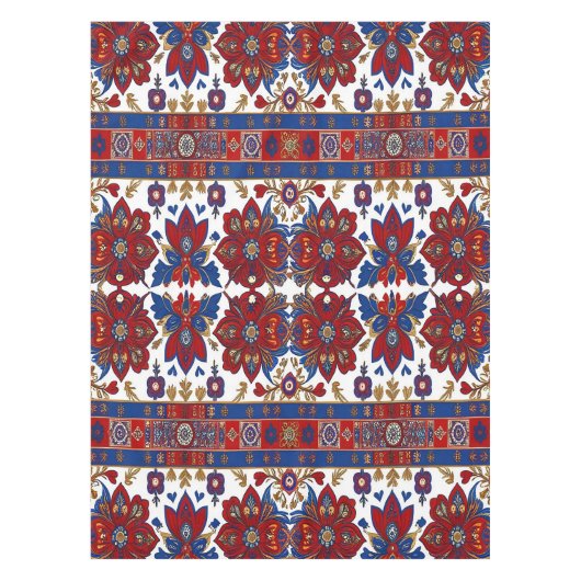 Nappe modèle ethnique serbe sans couture (Devant)