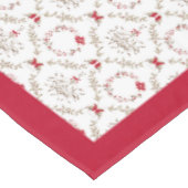 Nappe Modèle Festif de Noël Floral Damask (Angle)