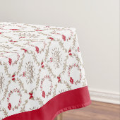 Nappe Modèle Festif de Noël Floral Damask (In Situ)