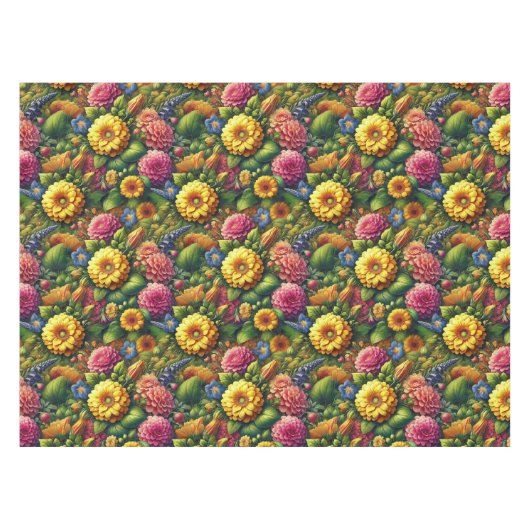 Nappe Modèle floral (Devant (Horizontal))