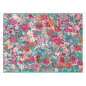 Nappe Modèle floral chinois coloré (Devant (Horizontal))