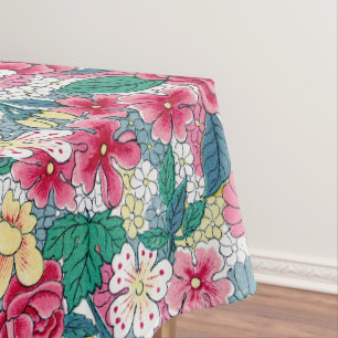 Nappe Modèle floral chinois coloré