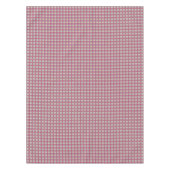 Nappe Modèle floral de pourpre et de fleurs blanches sur (Devant)