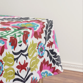Nappe Modèle floral géométrique coloré Motif lumineux