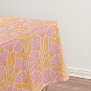 Nappe Modèle Floral Moderne Du Milieu Du Siècle